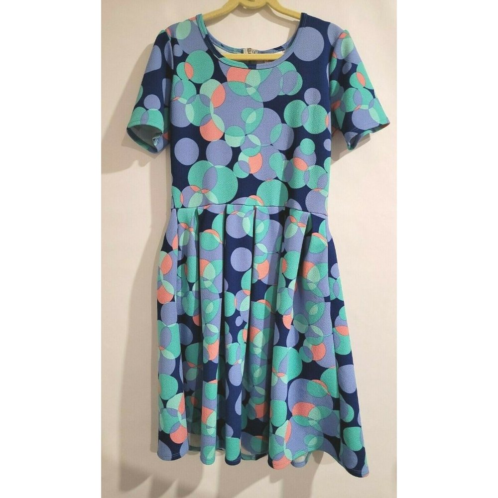 Lularoe Dress Size Small Multi Colored Simply